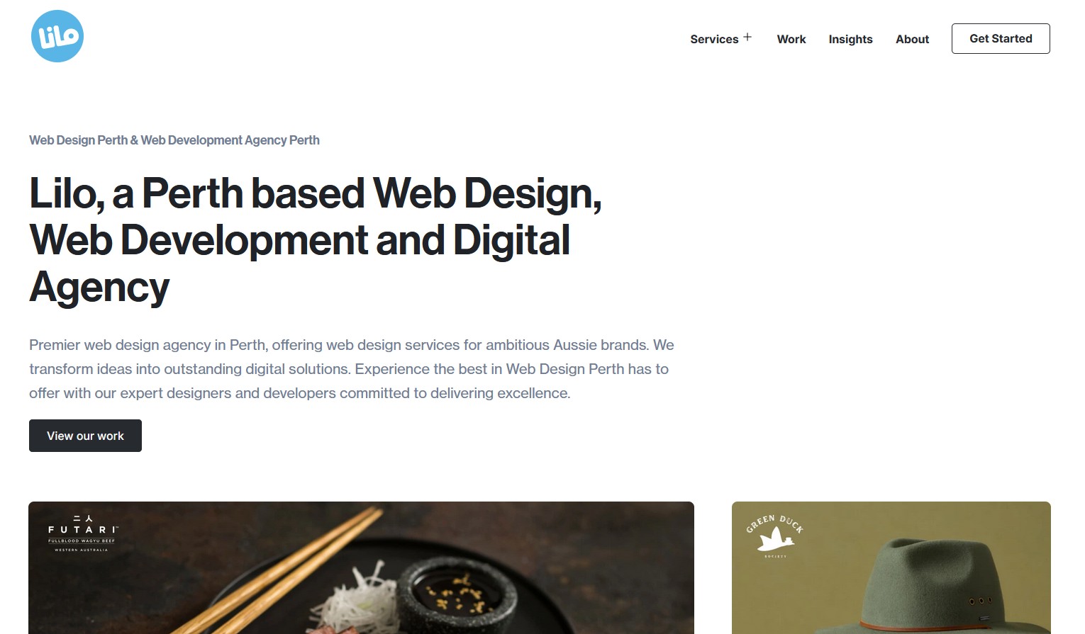 Image for Look at the company’s website
