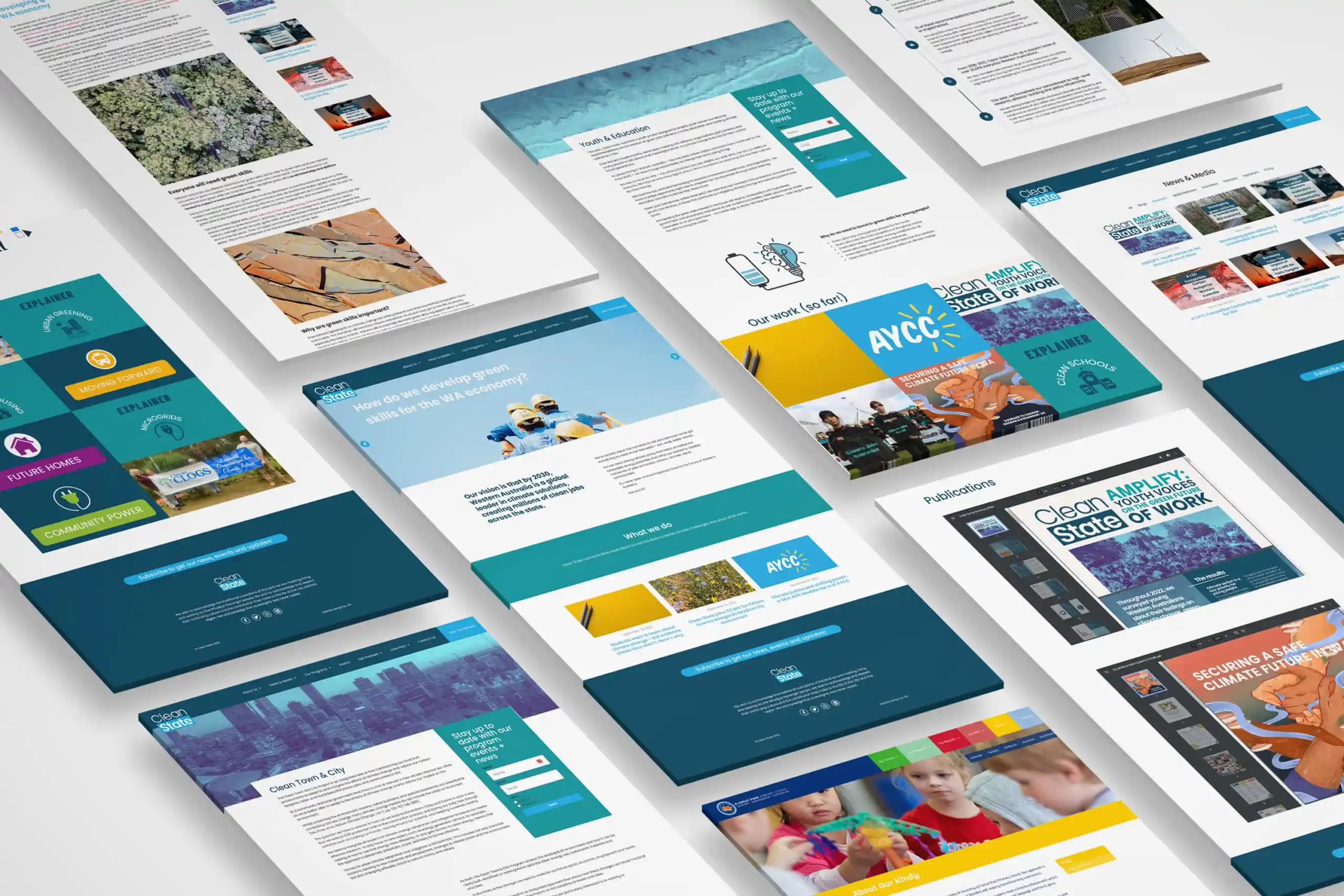 Cleanstate Website Design for Client