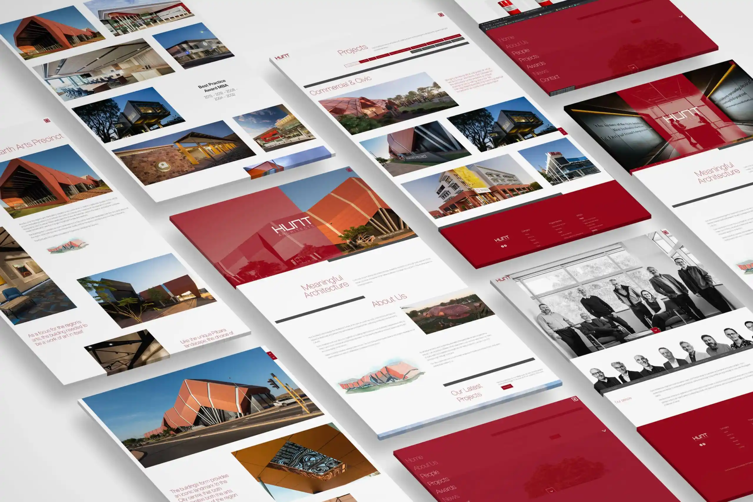Design example of Architect Website Design for Arc