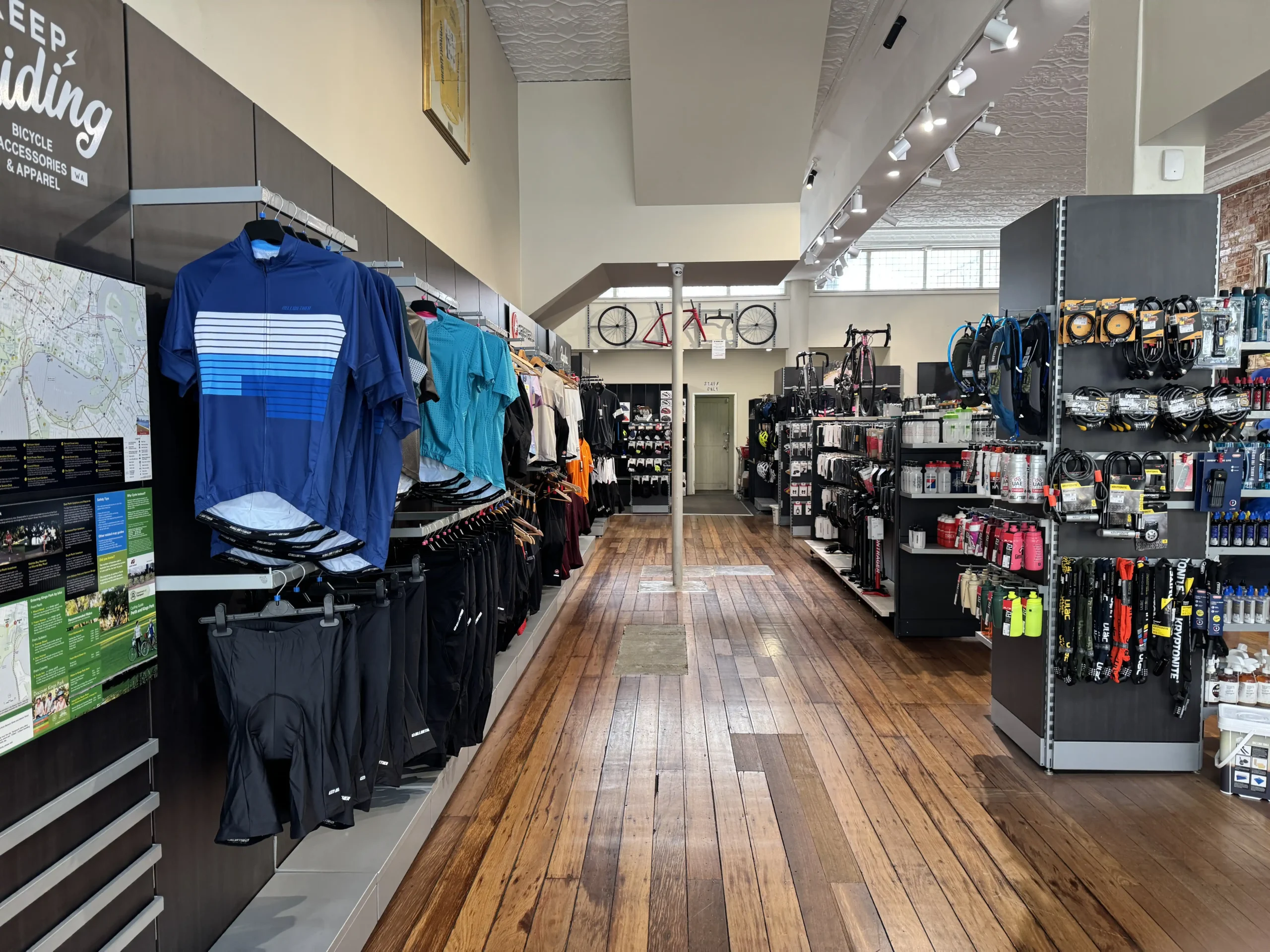 An image used for Shopify website development in Perth for cycling retailer Keep Riding.